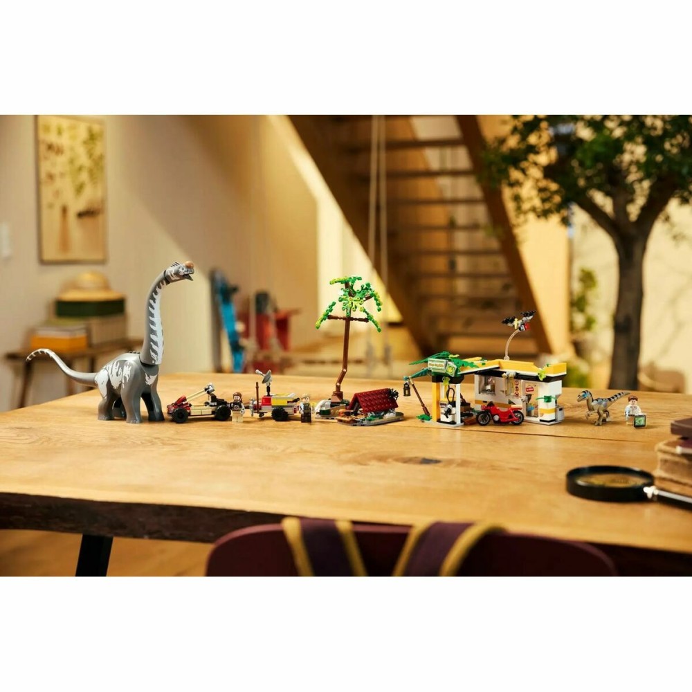 Set de construction Lego JURASSIC WORLD 76973 Raptor & Titanosaurus Tracking Mission