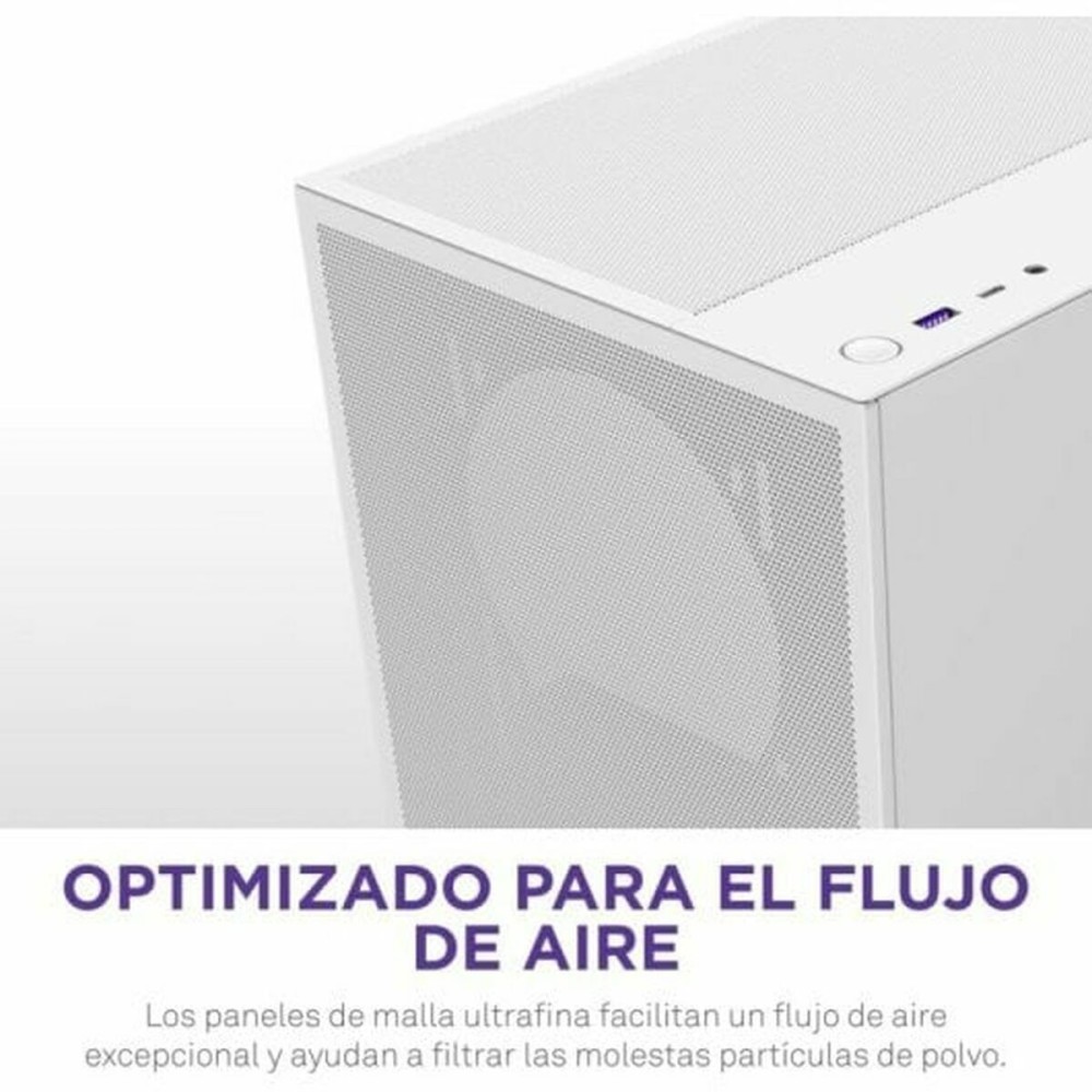 Boîtier ATX semi-tour NZXT H5 FLOW Blanc