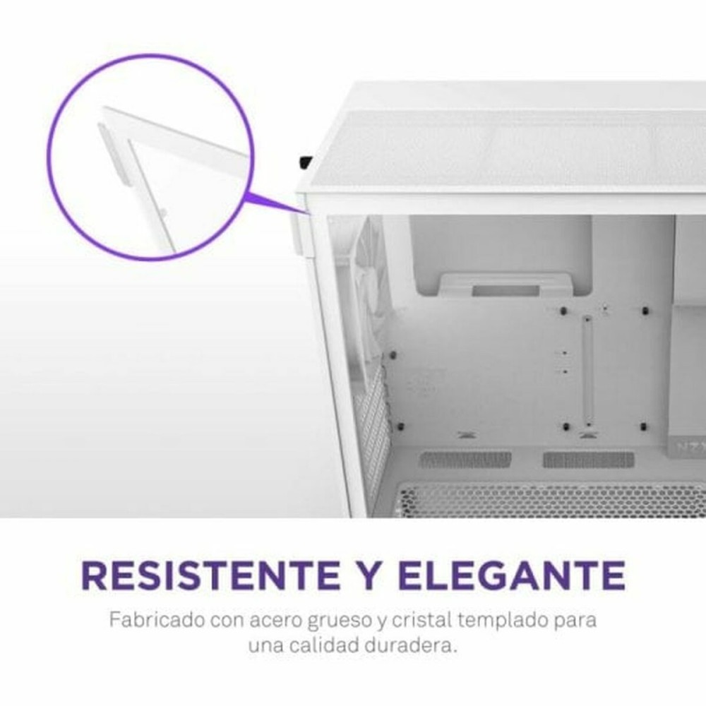 Boîtier ATX semi-tour NZXT H5 FLOW Blanc