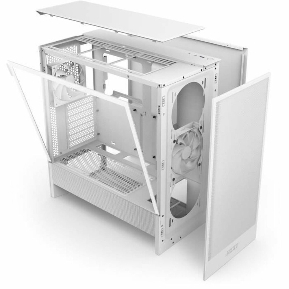 Boîtier ATX semi-tour NZXT H5 FLOW Blanc
