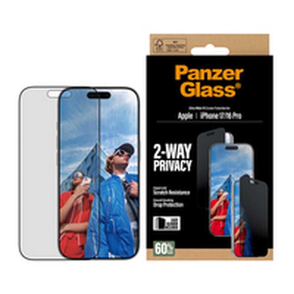 Protection pour téléphone portable PanzerGlass iPhone 17-16Pro Transparent Apple