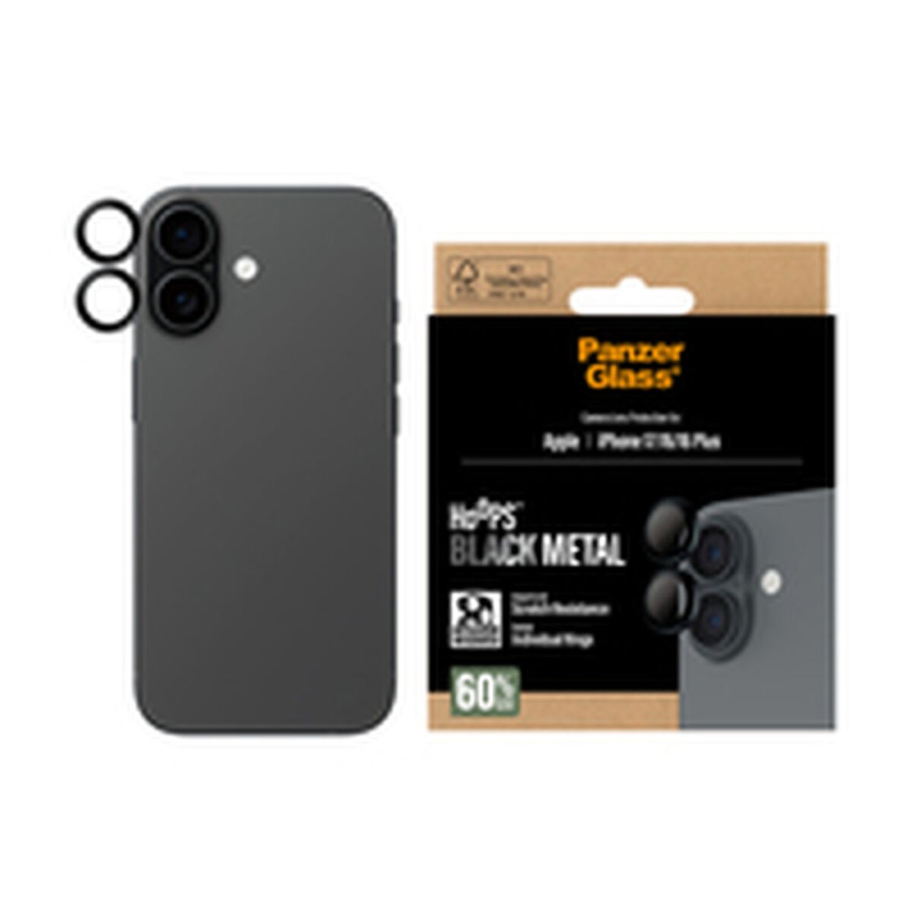 Protecteur d’objectif PanzerGlass iPhone 17-16-16Plus Noir Apple