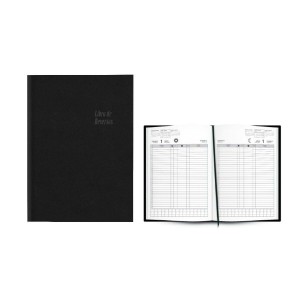 Book of Reserves Ingraf Black 22 x 31 cm 2026
