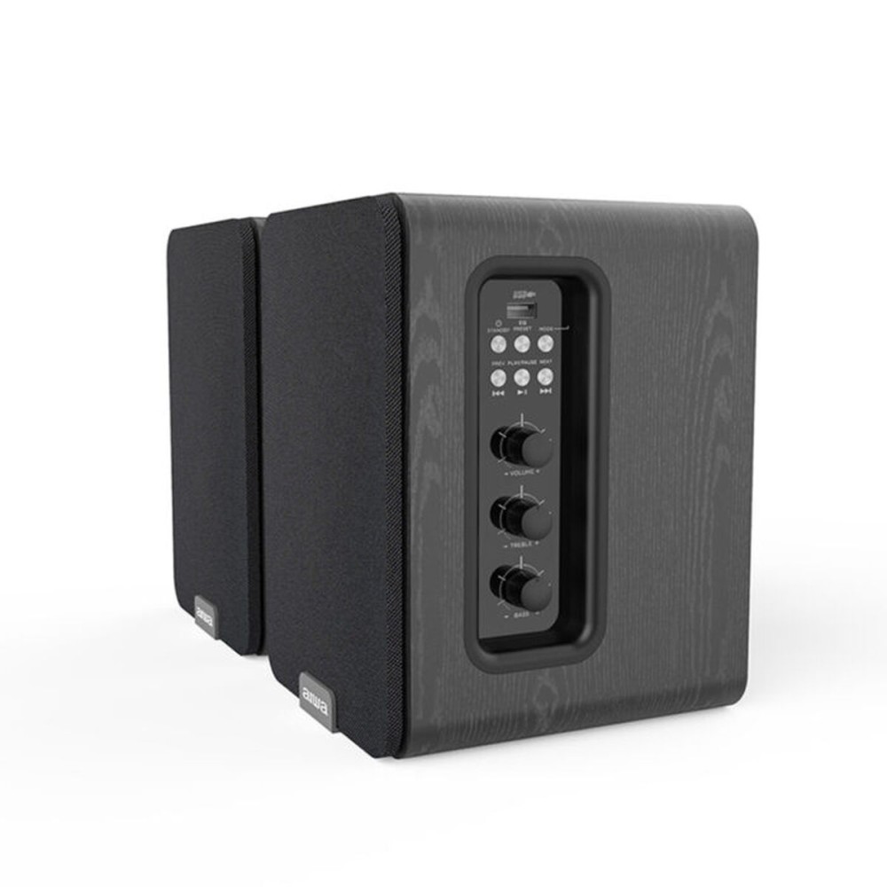 Tragbare Lautsprecher Aiwa ASPA200BK NEGR 2 x 25 W Schwarz