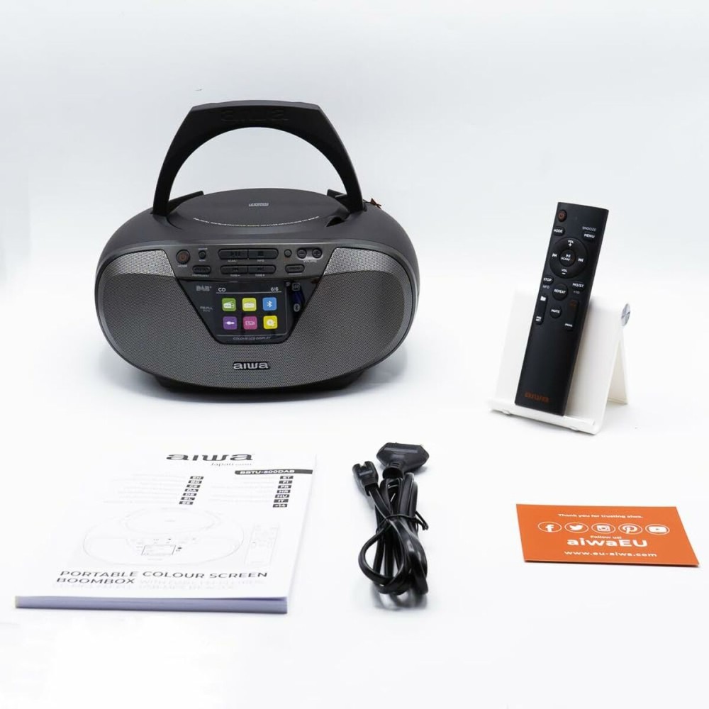 Radio/CD mp3 Aiwa BBTU500DAB/BK Schwarz FM