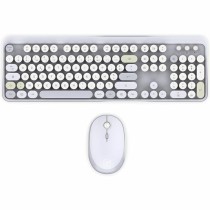Keyboard and Mouse Mobility Lab Modelo ergonómico Grey AZERTY