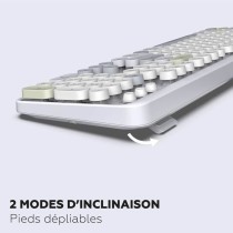 Keyboard and Mouse Mobility Lab Modelo ergonómico Grey AZERTY