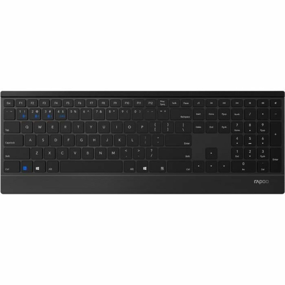 Tastatur Rapoo E9500M Schwarz AZERTY