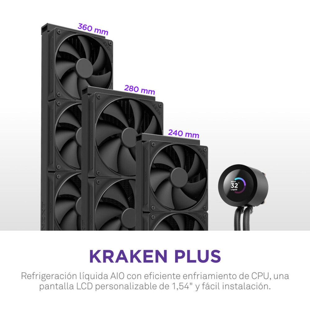 Kit de refroidissement liquide NZXT Kraken Plus 240