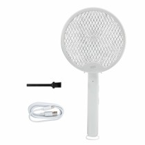 Raquette tueuse d’insectes rechargeable avec LED JATA MOST3555 Métal Plastique
