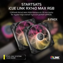 Box Ventilator Corsair CO-9051036-WW iCUE LINK RX140 RGB Max