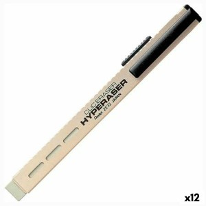 Gummihalter Pentel HYPERASER Silberfarben (12 Stück)