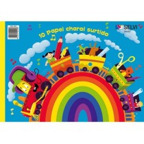 Glänzendes Papier SELVI Bunt 24 x 32 cm (25 Stück)