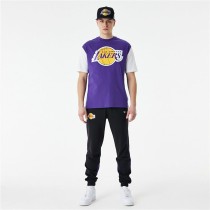 Men’s Short Sleeve T-Shirt New Era NBA Colour Insert LA Lakers Purple