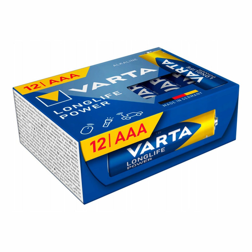 Batterien Varta longlife power cube aaa - lr03 1,5 V AAA LR03 (12 Stück) (12 Stücke)