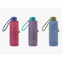 Parapluie pliable C-Collection Assortiment de couleurs 6 x 4 x 18 cm Ø 90 cm Ethnique