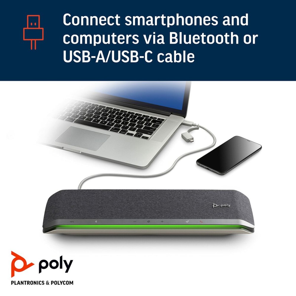 Portable Bluetooth Speakers Poly 77P41AA