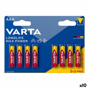 Batterien Varta longlife max power aaa - lr03 1,5 V AAA (8 Stücke) (10 Stück)