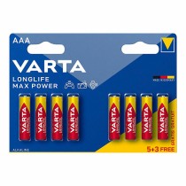 Batterien Varta longlife max power aaa - lr03 1,5 V AAA (8 Stücke) (10 Stück)