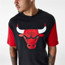 Herren Kurzarm-T-Shirt New Era NBA Colour Insert Chicago Bulls Schwarz