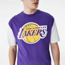 Herren Kurzarm-T-Shirt New Era NBA Colour Insert LA Lakers Lila