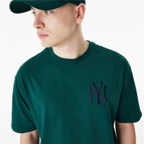 Herren Kurzarm-T-Shirt New Era League Essentials New York Yankees Dunkelgrün