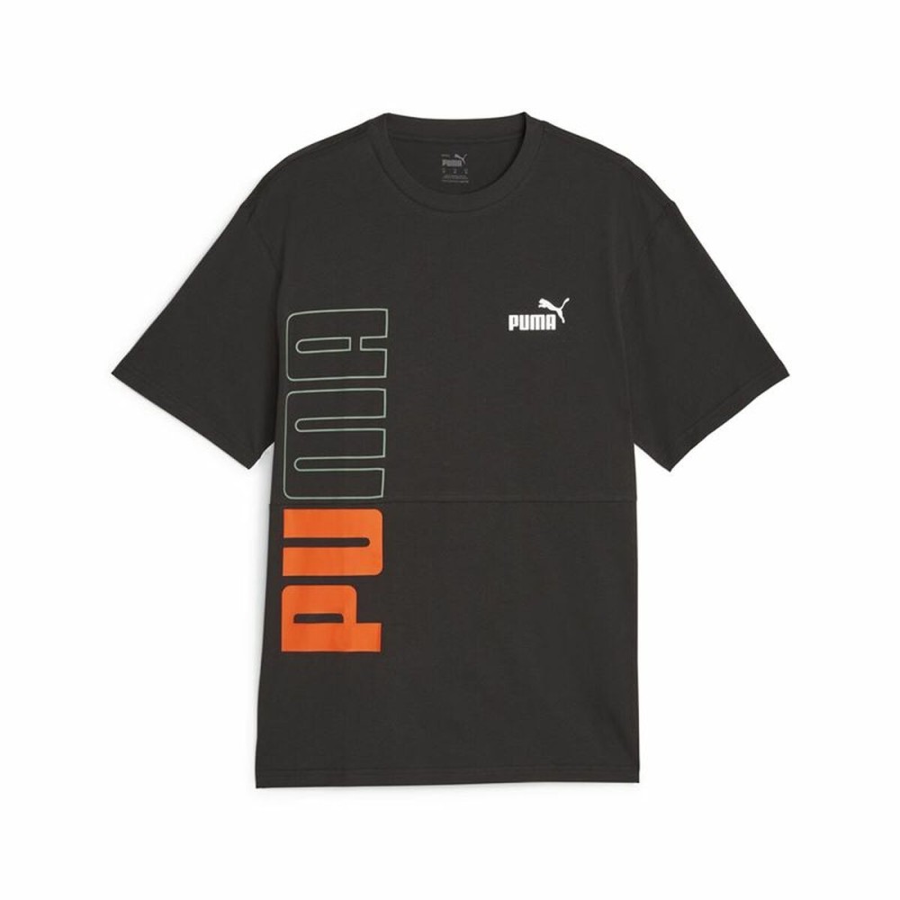 T-shirt à manches courtes homme Puma Power Colorblock Noir