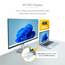 Câble USB Startech HDMI2-CABLE-4K60-10W Blanc 3 m