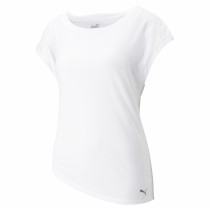 Damen Kurzarm-T-Shirt Puma Studio Foundation Weiß