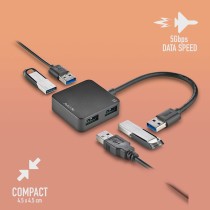 Hub USB NGS IHUB3.0TINY Schwarz