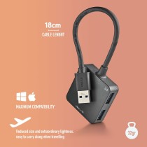Hub USB NGS IHUB3.0TINY Schwarz