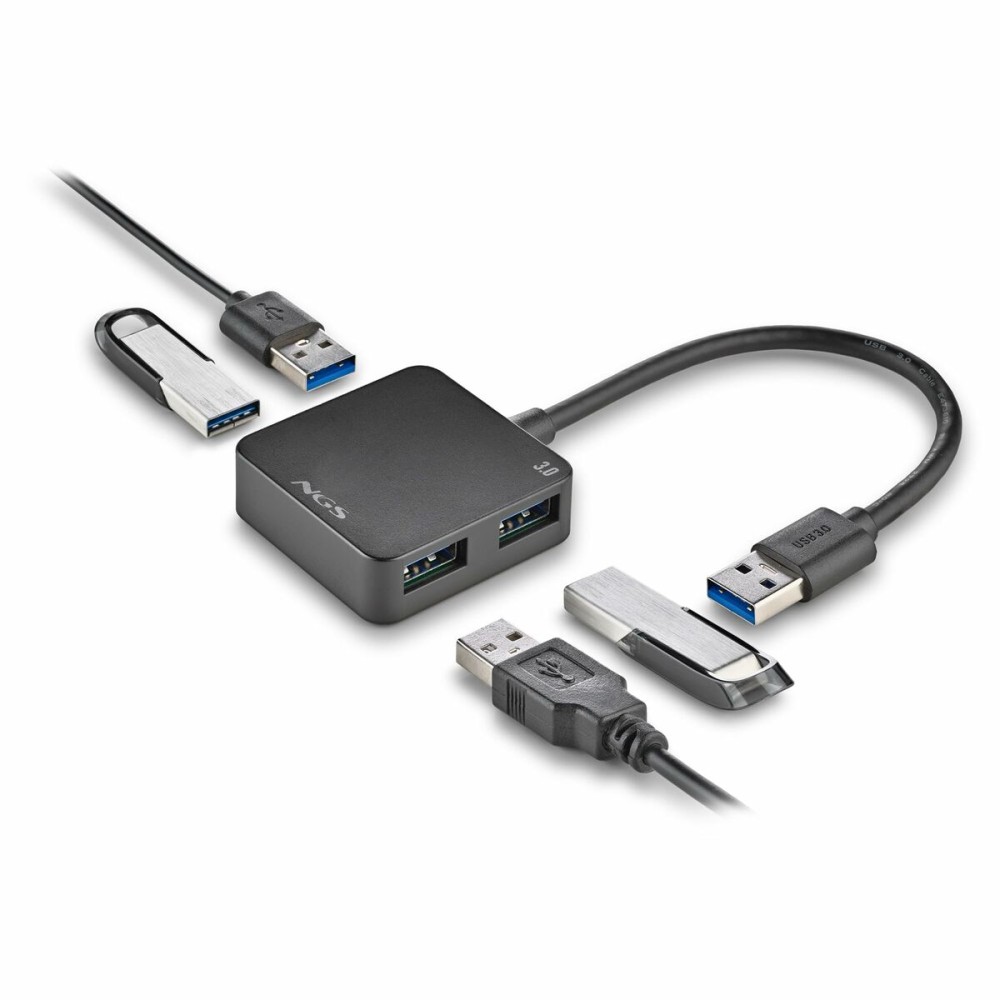 Hub USB NGS IHUB3.0TINY Schwarz