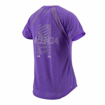 Women’s Short Sleeve T-Shirt New Balance Valencia Marathon Purple