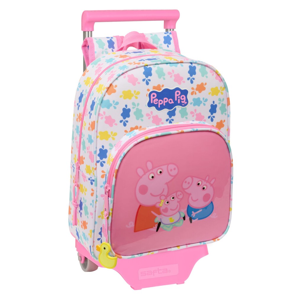 Cartable Peppa Pig Baby pig Multicouleur 26 x 11 x 67 cm 26 x 34 x 11 cm