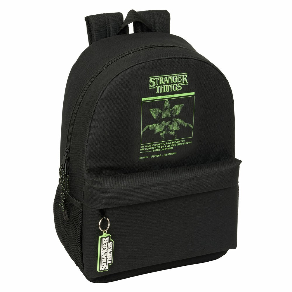 Schulrucksack Stranger Things Schwarz 30 x 46 x 14 cm