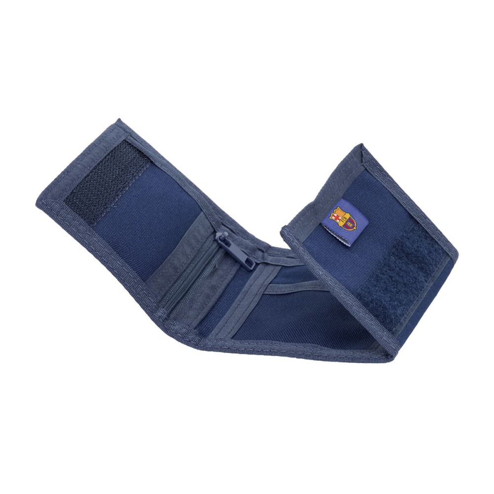 Portefeuille F.C. Barcelona Blue marine 12,5 x 9,5 x 1 cm