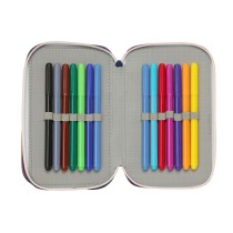 Fourre-tout F.C. Barcelona Blue marine 12,5 x 19,5 x 5,5 cm 37 Pièces