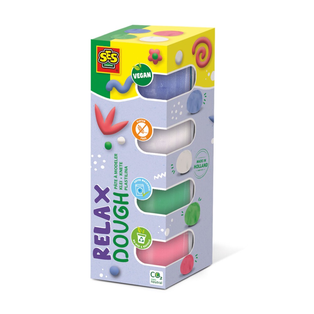 Pâte à modeler en argile SES Creative Multicouleur