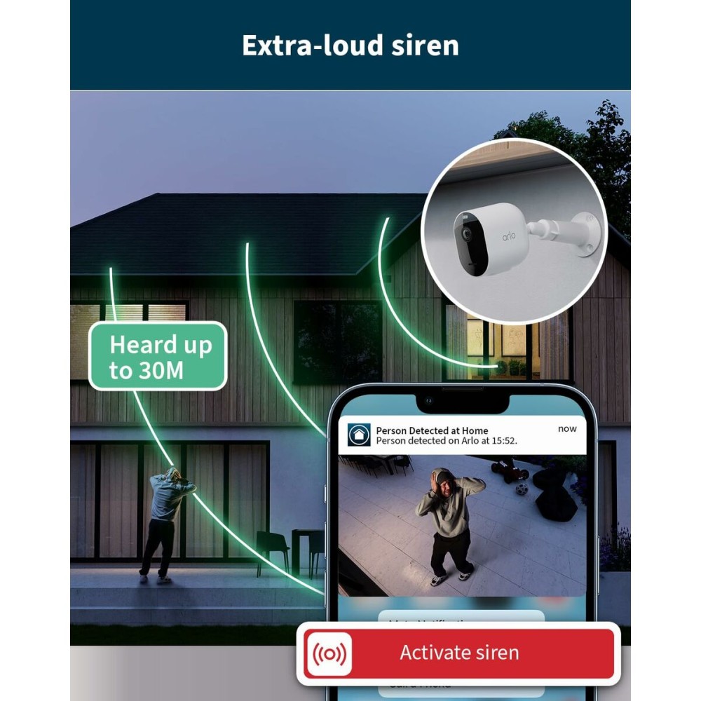 Camescope de surveillance Arlo (4 Unités)