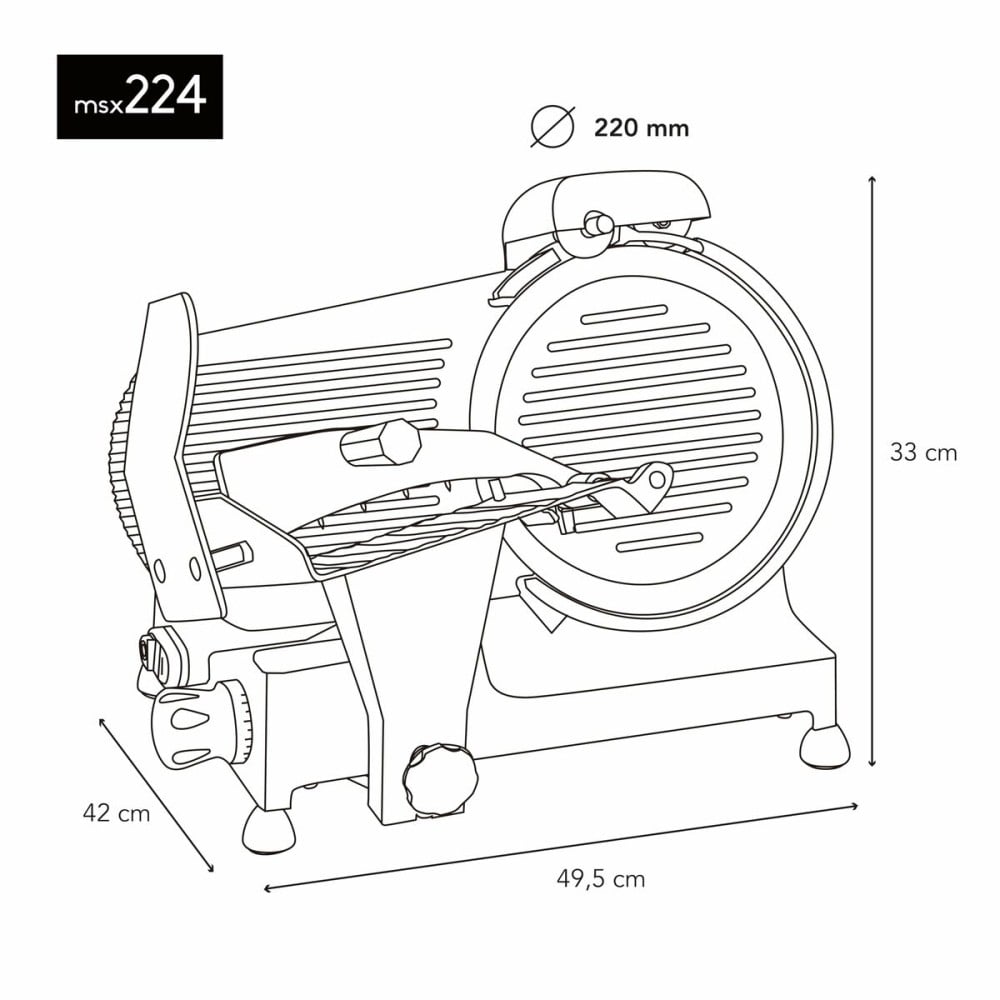 Meat Slicer Hkoenig Red