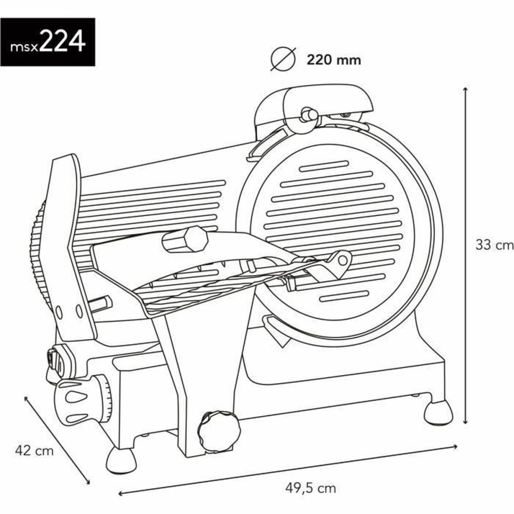 Meat Slicer Hkoenig Red