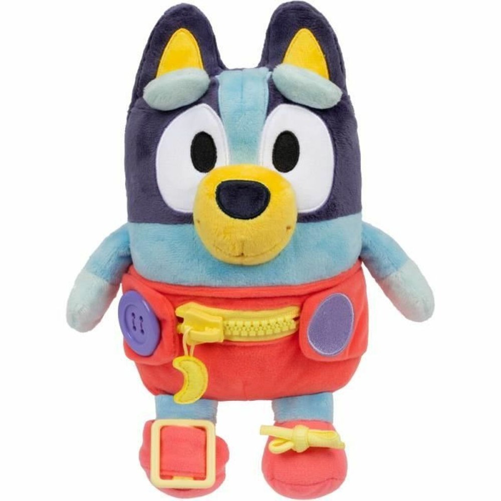 Plüschtier Bluey Blau rouge Kunststoff