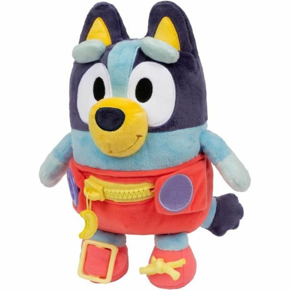 Plüschtier Bluey Blau rouge Kunststoff