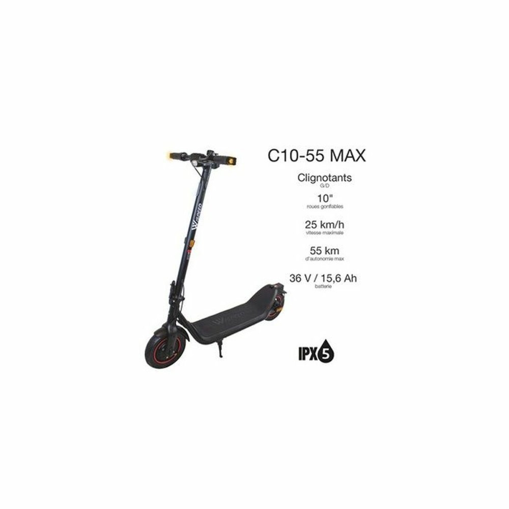 Trottinette Électrique Wispeed Noir 350 W 25 km/h