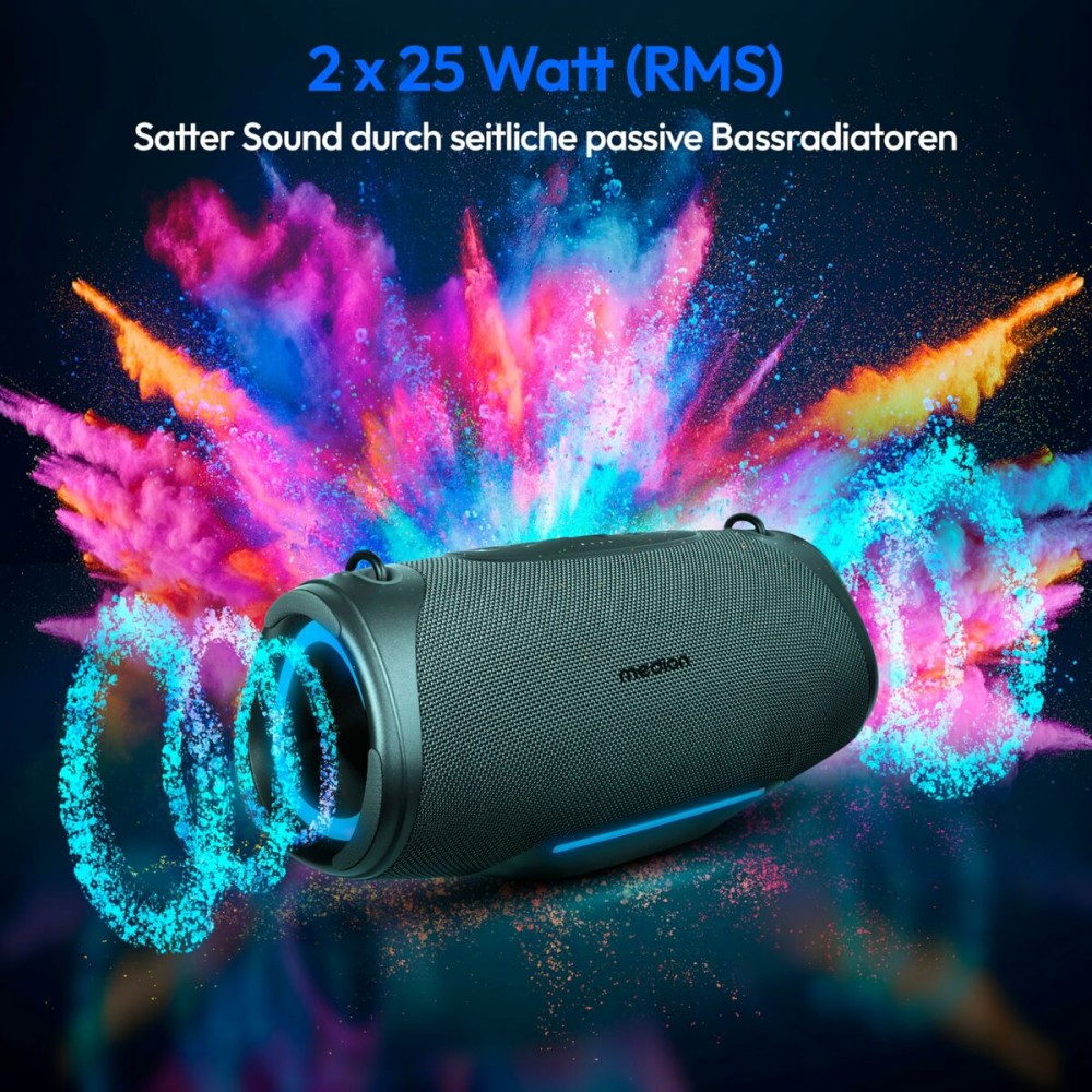 Tragbare Bluetooth-Lautsprecher Medion