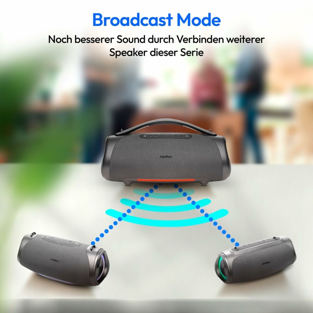 Tragbare Bluetooth-Lautsprecher Medion