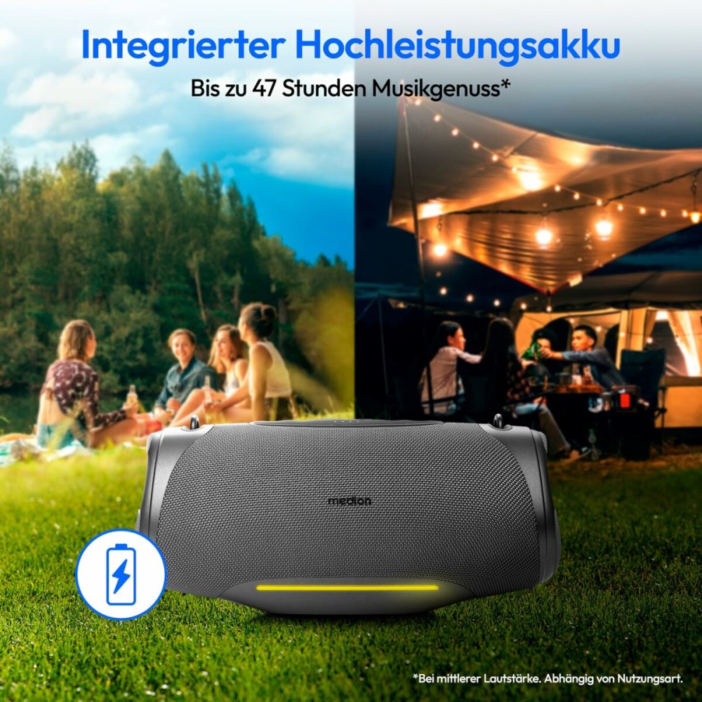Tragbare Bluetooth-Lautsprecher Medion