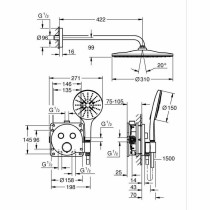 Colonne de douche Grohe
