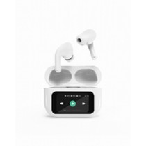 Headphones GEMBIRD TWS-LCD-ANC-01-W White