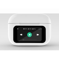Casque GEMBIRD TWS-LCD-ANC-01-W Blanc